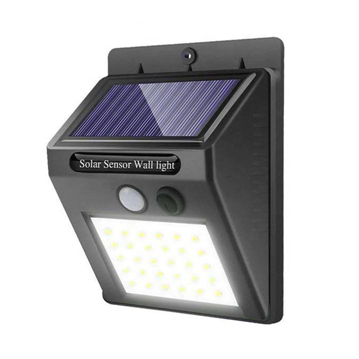 Lampara Solar Exterior 30LED Recargable sensor de movimiento